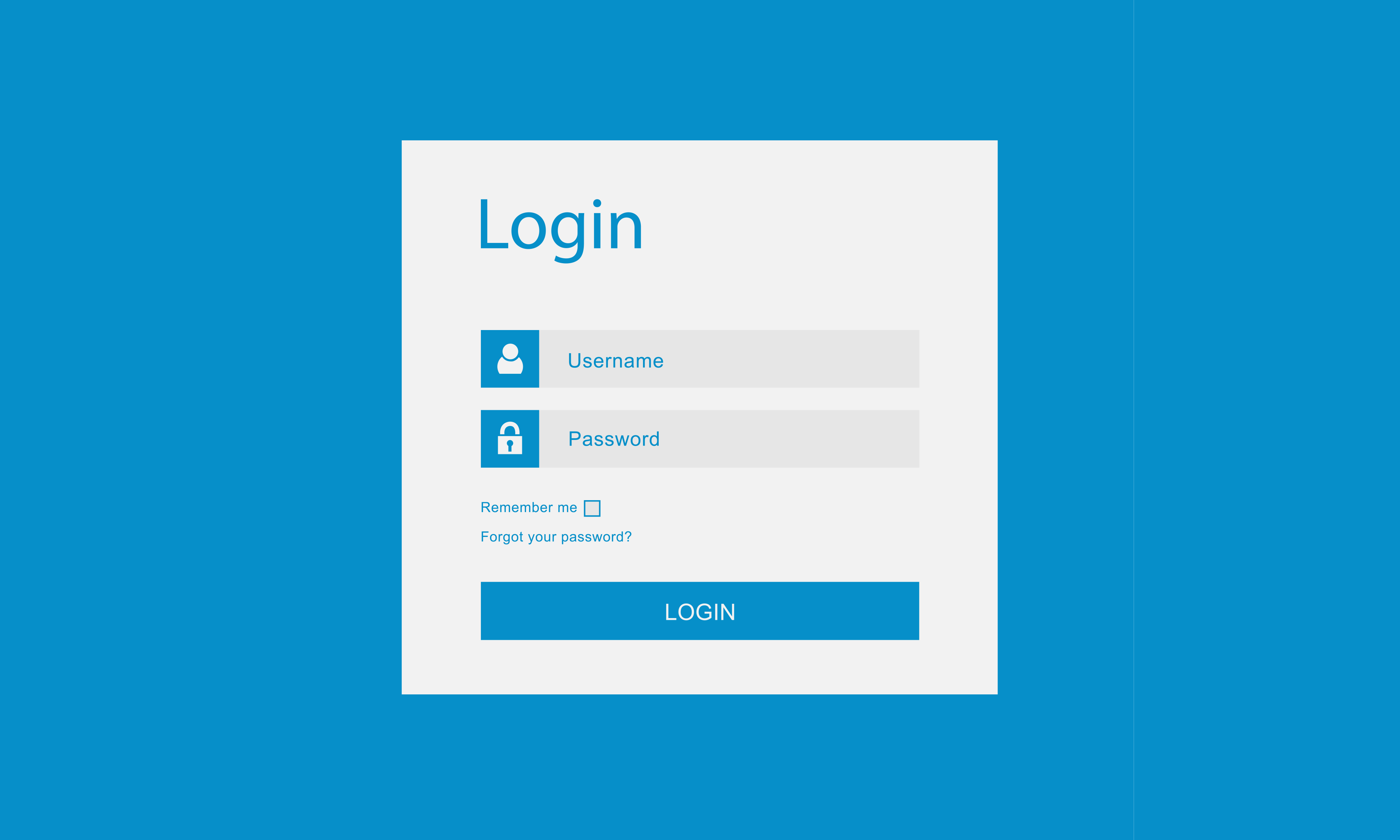 Illustration of login page